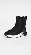 Ash Sock-style High-top Sneakers In Black/black