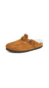 Birkenstock Boston Braided Clog In Mink/natural