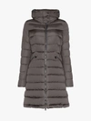 Moncler Flammette Down Jacket In Grey