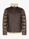 TEN C TEN C SHEARLING LINED SUEDE AND QUILTED LINER JACKET,TCUD0309200257514183283