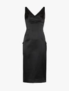 DOLCE & GABBANA DOLCE & GABBANA FITTED SATIN PENCIL DRESS,F6D6CTFURHU13951514