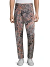 3.1 PHILLIP LIM CROPPED PLEATED PRINTED PANTS,0400011424747