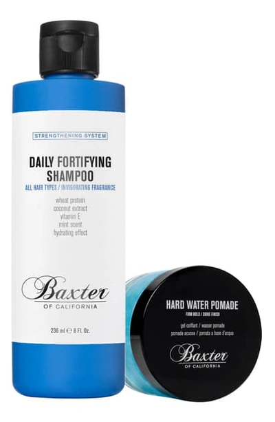 Baxter Of California Hard Water Pomade & Daily Fortifying Shampoo Set
