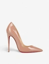 CHRISTIAN LOUBOUTIN CHRISTIAN LOUBOUTIN WOMEN'S NUDE SO KATE 120 PATENT-LEATHER COURTS,15228366