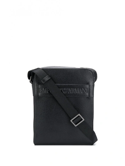 Emporio Armani Leather Messenger Bag