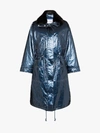 STAND STUDIO STAND STUDIO FATIMA METALLIC PARKA,606748100METALLICBLUE13942105