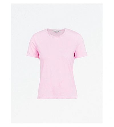Cotton Citizen Roundneck Cotton-jersey T-shirt In Light Pink