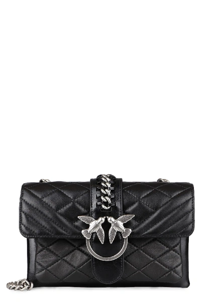 Pinko Mini Love Quilted Leather Bag