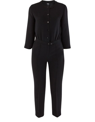 Apc Marina Jumpsuit In Noir