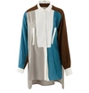 LOEWE LONG ASYMMETRIC SHIRT,S2299184AK/9990