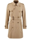 Burberry The Mid-length Kensington Heritage Trench Coat In Honey