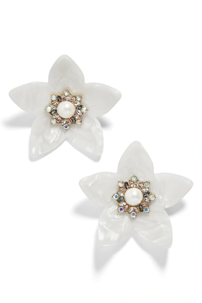 Baublebar Amariah Flower Earrings In Cream
