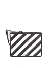 OFF-WHITE DIAG BLACK AND WHITE CLUTCH