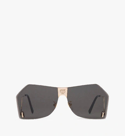 Mcm Geometric Oversized Sunglasses In Dark Grey