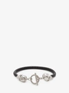 ALEXANDER MCQUEEN T-BAR SKULL BRACELET