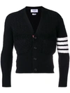 THOM BROWNE BABY CABLE SHORT CASHMERE CARDIGAN