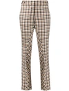 PACO RABANNE CHECK-PRINT CROPPED TROUSERS