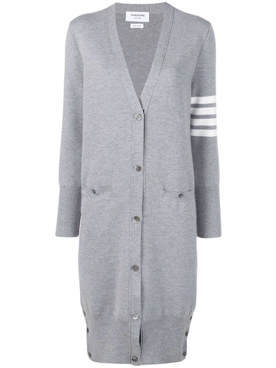 Thom Browne 4-bar Stripe Cardi Coat In Multi-colored