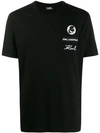 KARL LAGERFELD EMBROIDERED LOGO T-SHIRT