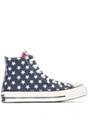 CONVERSE WHITE CHUCK 70 ARCHIVE RESTRUCTURED HIGH TOP SNEAKERS
