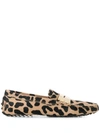 TOD'S ANIMAL PRINT LOAFERS