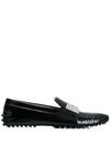 TOD'S SLIP-ON PATENT LOAFERS