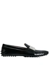 Tod's Slip-on Patent Loafers In Black