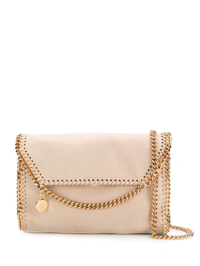 Stella Mccartney Mini Falabella Shoulder Bag In Neutrals