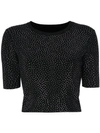 ALICE AND OLIVIA CIARA CROPPED SWEATER