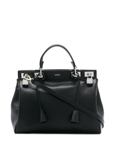 Giambattista Valli Flore Medium Tote In Black