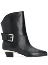 N°21 BUCKLED ANKLE BOOTS