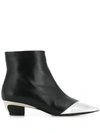 N°21 TOE CAP ANKLE BOOTS