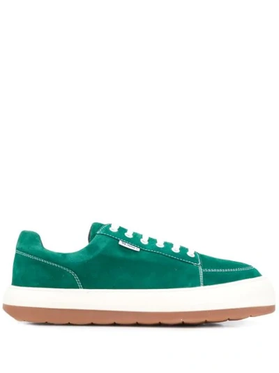 Sunnei Platform Low Top Trainers In Green