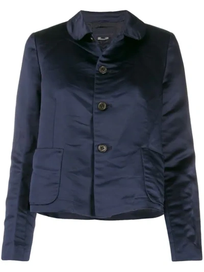 Comme Des Garcons Girl Heart Jacket In Blue