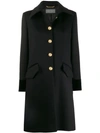 ALBERTA FERRETTI SINGLE-BREASTED FITTED COAT