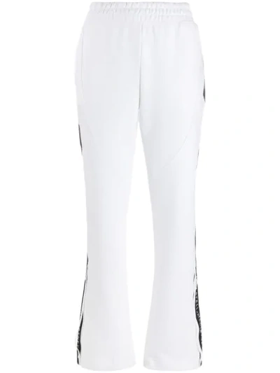Adidas By Stella Mccartney Track Kick Track Trousers In White