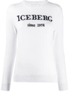 ICEBERG LOGO嵌花毛衣