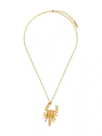 Ambush Silver Scorpion Charm Necklace In Oro