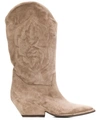 DEL CARLO UNDERSHOT HEEL WESTERN CALF BOOTS