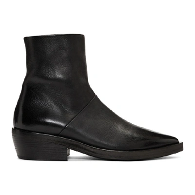 Marsèll Ssense Exclusive Black Coneros Boots