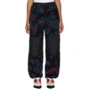 ARIES ARIES NAVY FLEECE PAISLEY LOUNGE trousers