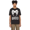 GUCCI GUCCI BLACK MANIFESTO T-SHIRT