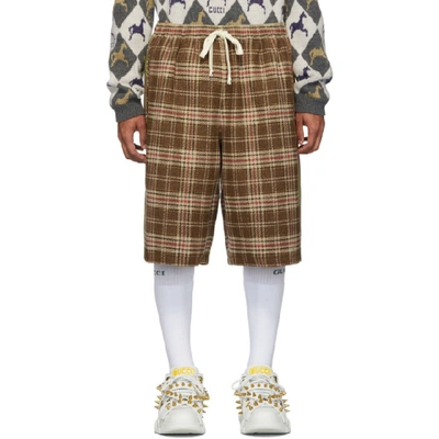 Gucci Oversized Tartan Shorts In 2018 Multi