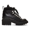 CHLOÉ CHLOE BLACK SHEARLING BELLA MOUNTAIN BOOTS