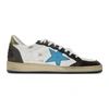 GOLDEN GOOSE GOLDEN GOOSE WHITE AND BLACK BALL STAR SNEAKERS