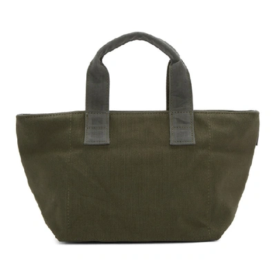 N.hoolywood Green Porter Edition Pouch Tote In Khaki