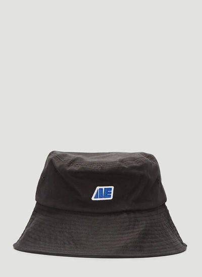 Ader Error The Logo Bucket Hat In Black