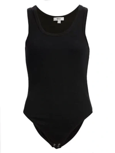 Agolde Tank Bodysuit In Black