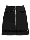 MAJE Jimage Studded A-Line Skirt