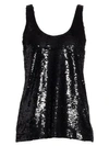 FIGUE Bohemian Rhapsody Raquel Sequin Tank Top